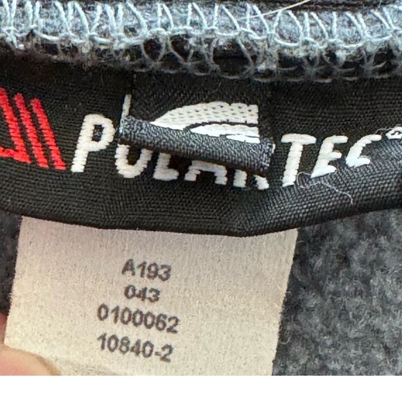 The North Face Men's Small Polartec Denali Fleece Jacket Gray Full Zip Outdoor - Picture 6 of 10